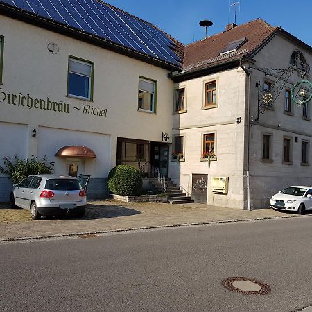Gasthof Hirschenbraeu Michel Rauhenebrach Bagian luar foto